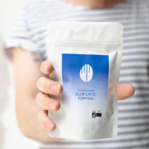 Blue Latte topping